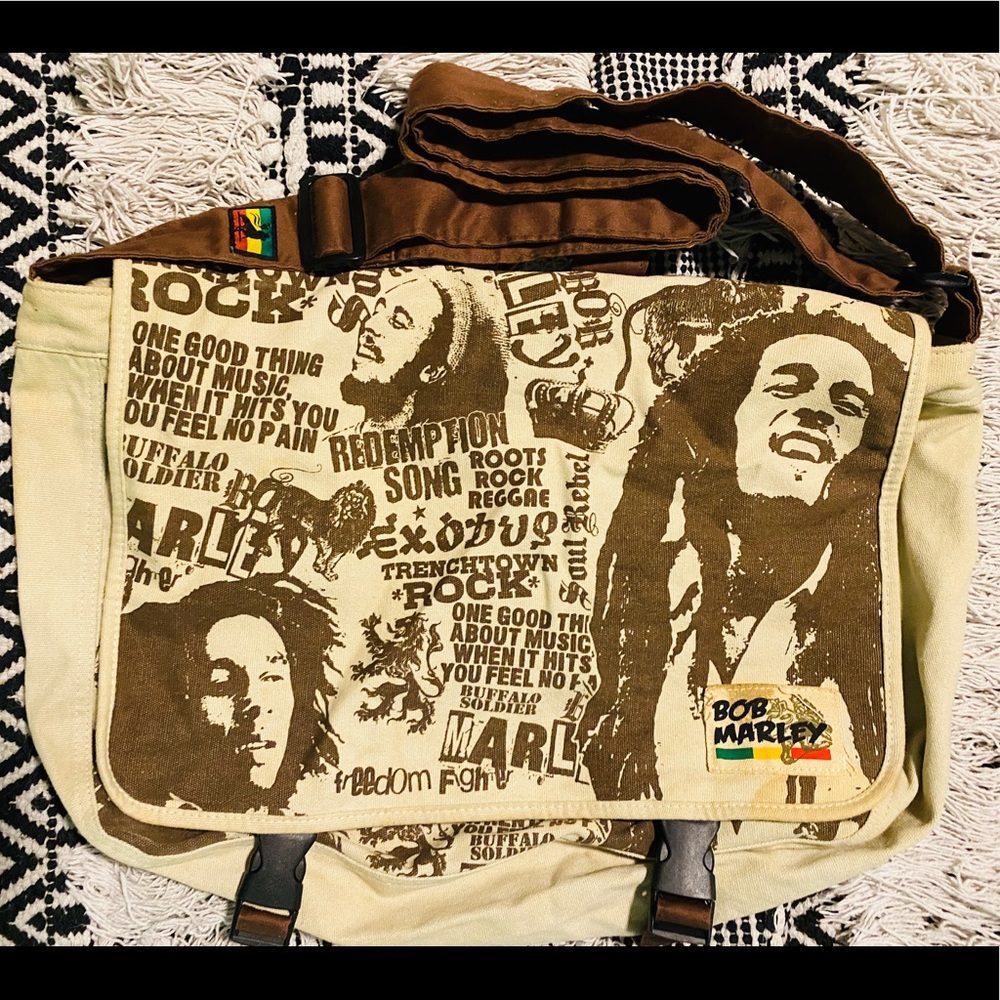 Rootswear Bob Marley messenger bag